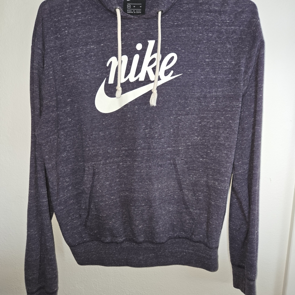 Nike Purple Hoodie with White Logo